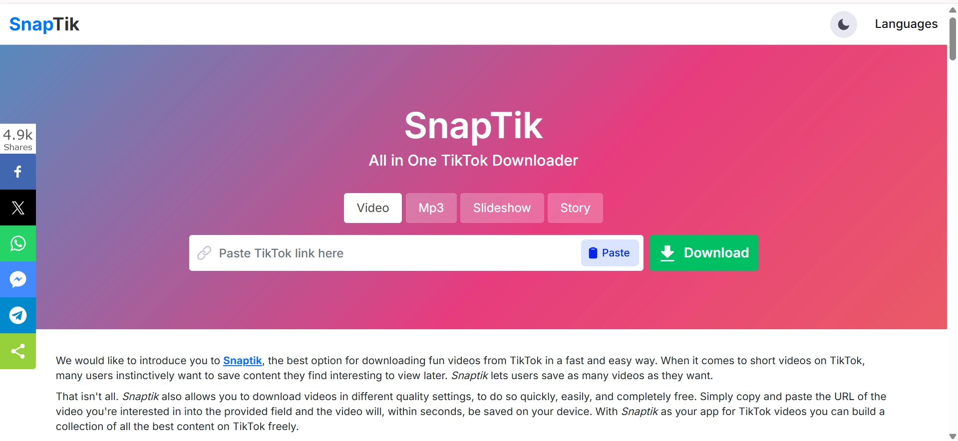 Apakah SnapTik Akan Tetap Gratis di Masa Depan?